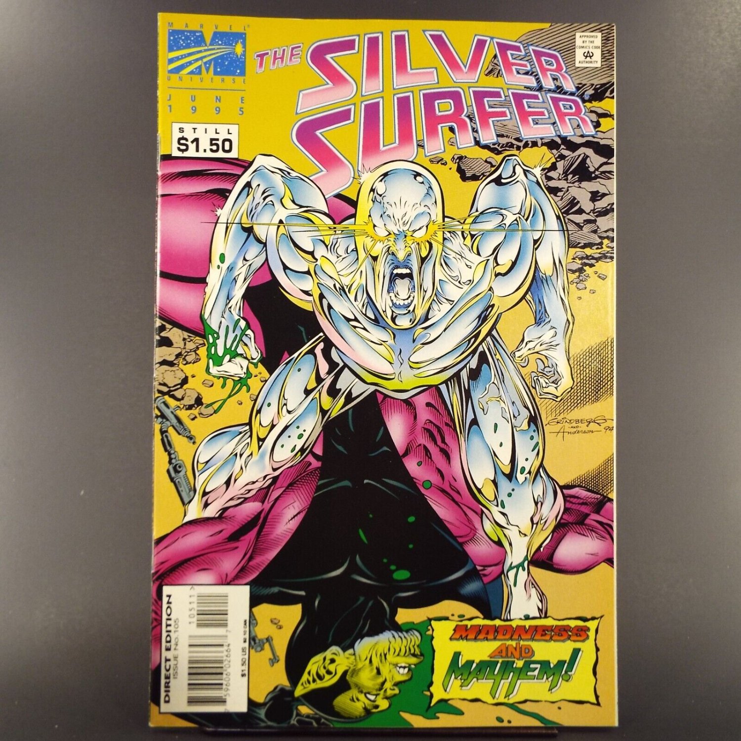 Silver Surfer 105 Marvel Comics June 1995 Madness and Mayhem