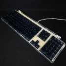 Apple Pro Keyboard M7803 USB Clear Case 2000 Vintage Cleaned and Tested