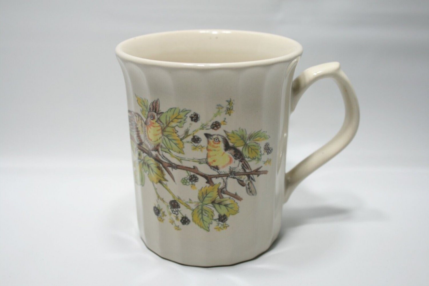 Sunnycraft Handpainted Bird Theme Coffee Mug Cup Vintage Korea 21124