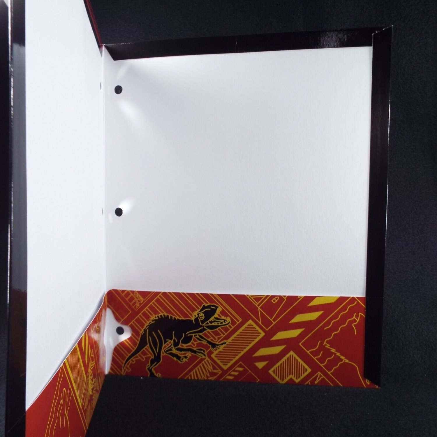 Jurassic World Indoraptor Folder Pocket Portfolio Dinosaur Park Roar