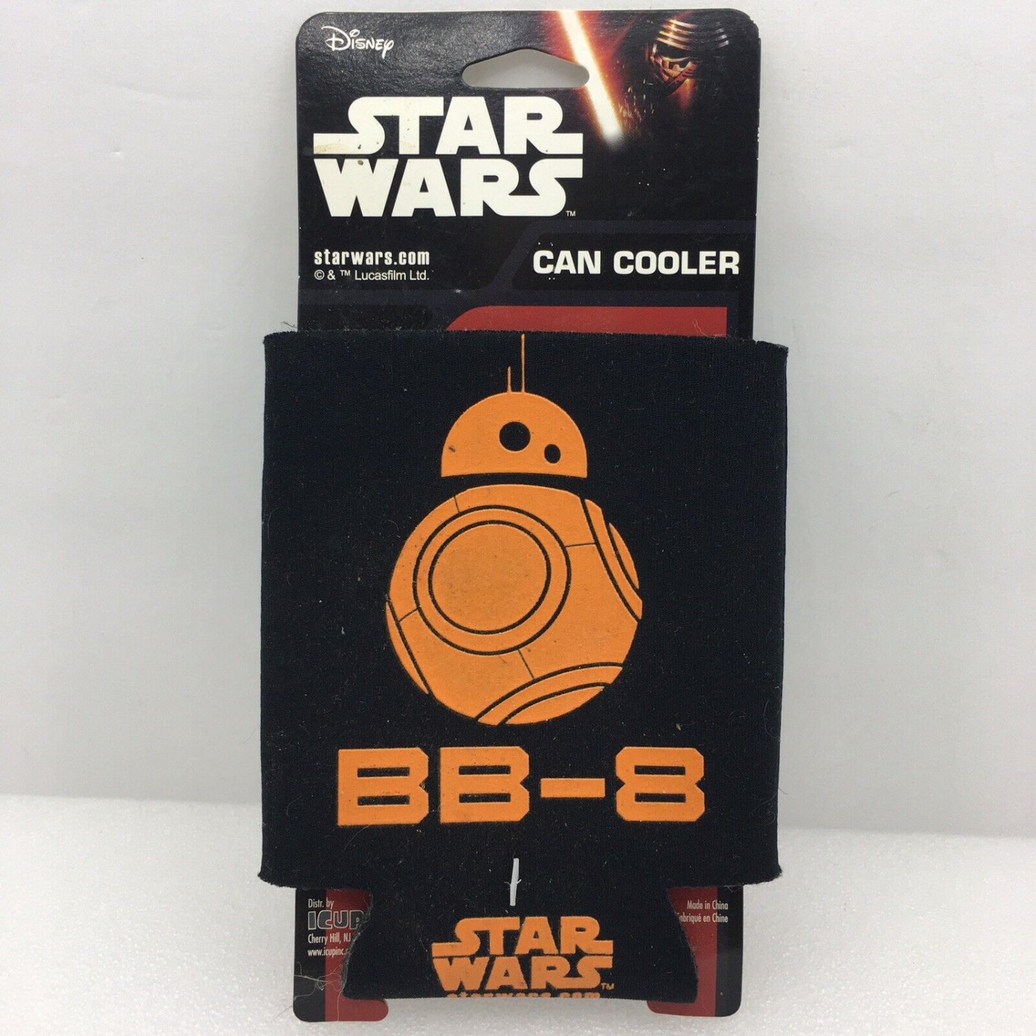 Star Wars BB-8 Force Awakens Orange Resistance Can Cooler Koozie