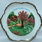 American Homestead Spring Currier & Ives 7" Collector Plate Vintage