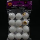 Halloween Beer Pong Eyeballs 12 pc Yellow Bloodshot Pupil Party Game