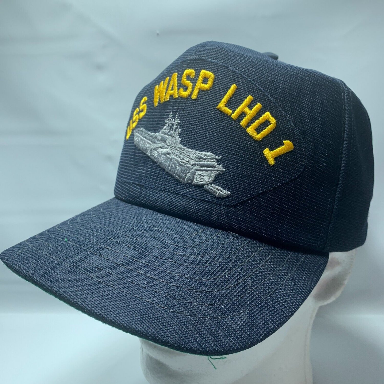 US Navy USS Wasp LHD 1 Plank Owner Hat New Era Vintage Plankowner Snapback