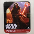 Star Wars Kylo Ren 100 Piece Puzzle Tin Box Epic Lightsaber Pose Cardinal