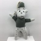 Pier 1 One Sock Monkey Plush Ornament Holding Flag Cute Baby Mobile Adorable