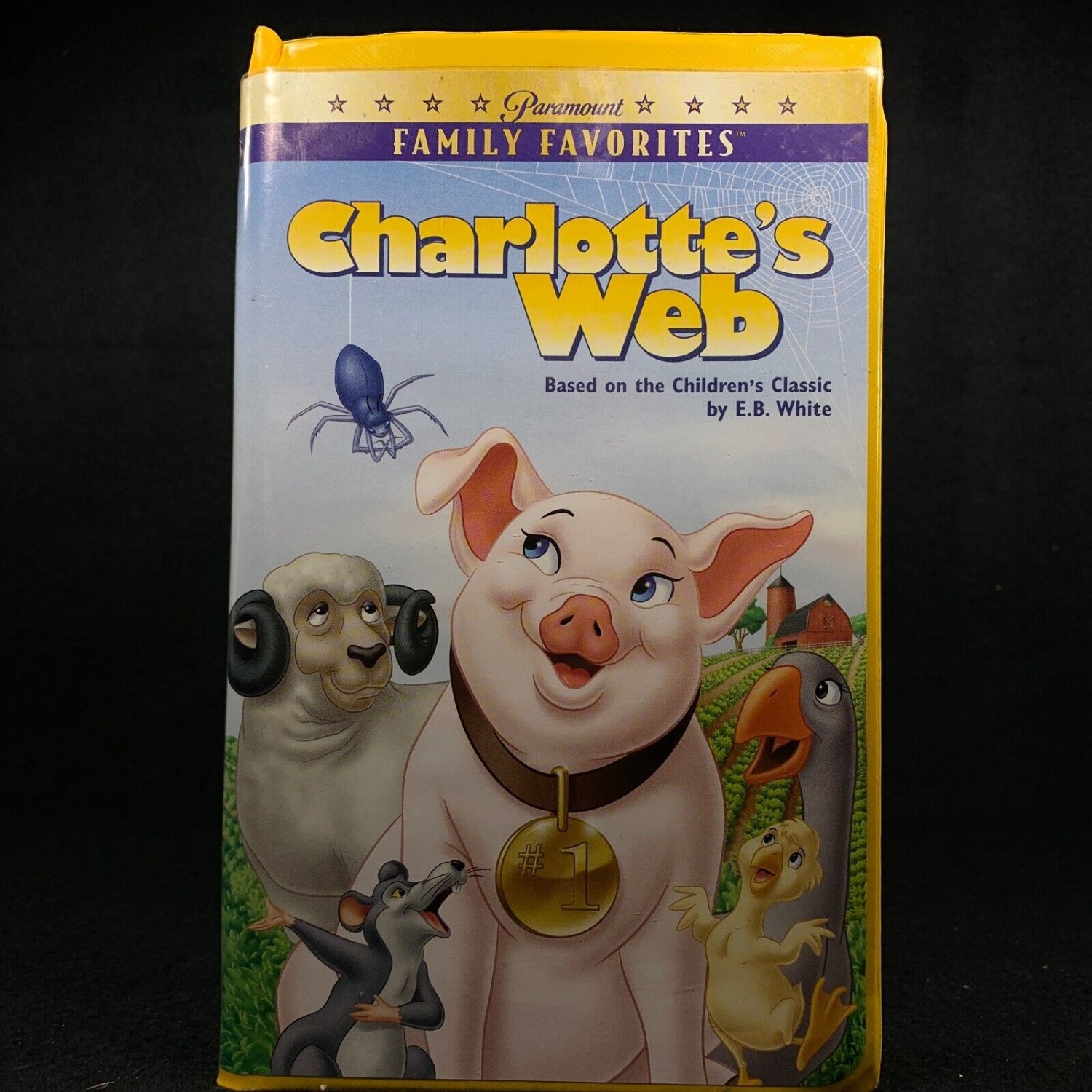 Charlottes Web VHS Clamshell Animated Family Favorites