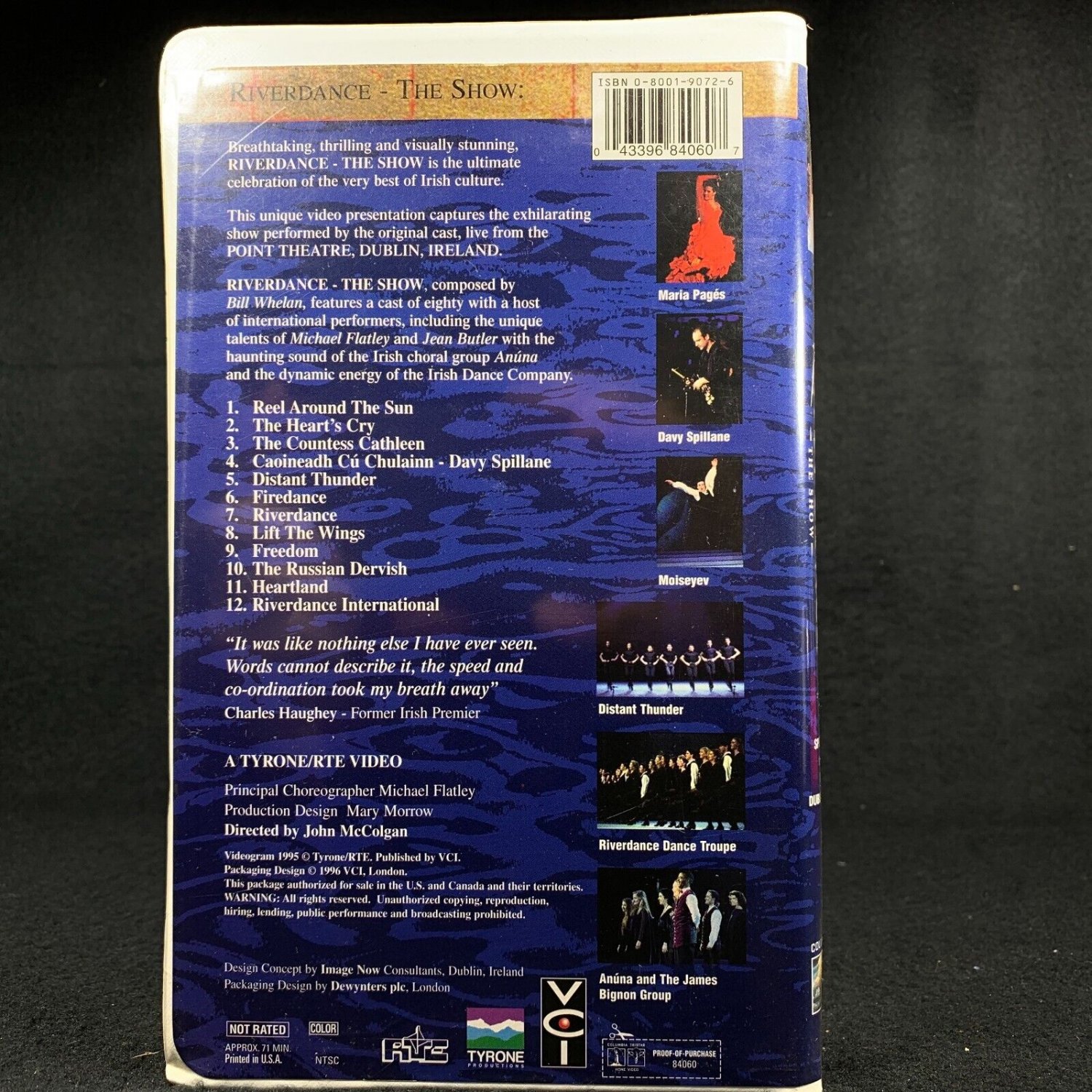 Riverdance The Show VHS Clamshell 1996