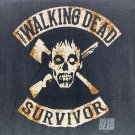 AMC The Walking Dead Survivor Mens L Black T-Shirt Zombie Axe
