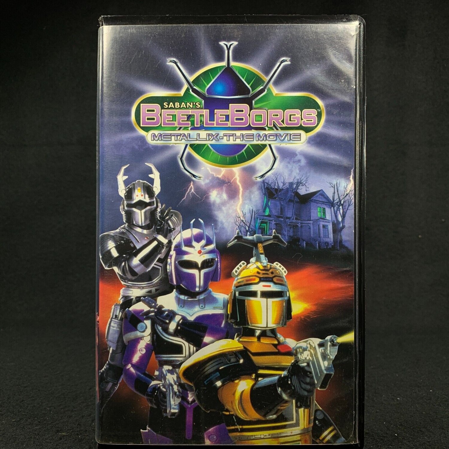 Sabans BeetleBorgs Metallix The Movie VHS Clamshell