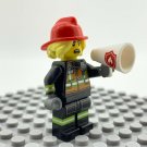 Lego Firefighter Woman MiniFigure with Bullhorn Series 19 Collectible Pack