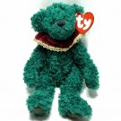 Ty Beanie Babies Laurel Happy Holly-Day Bear 1993 Jointed Plush Plushie VTG