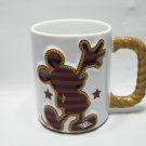 Mickey Mouse Disney Cruise Line 3D Rope Handle Embossed Coffee Mug Cup