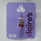 Claires Red Cherry Cherries Charm Cute Necklace Bracelet