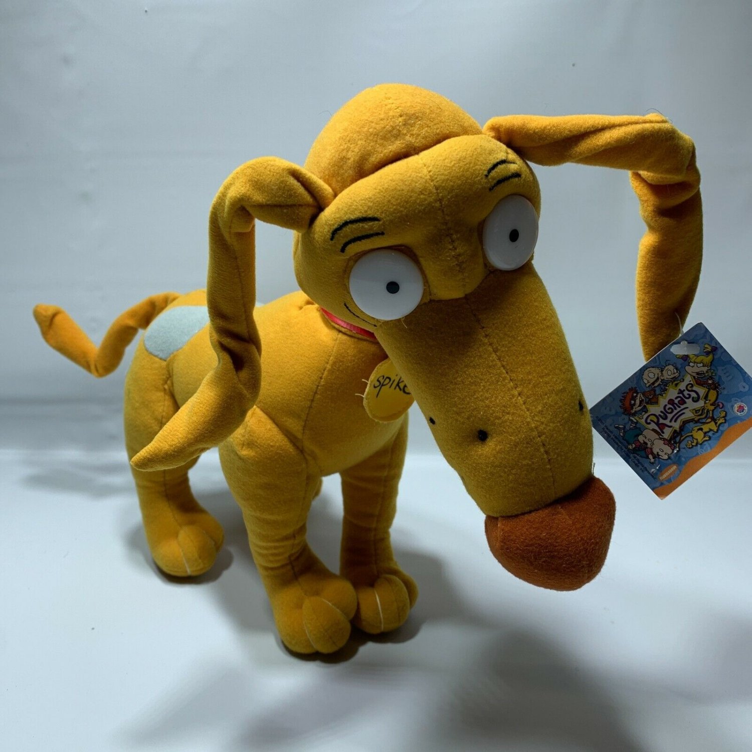 Nickelodeon Rugrats Spike the Dog Plush Posable Ears Tail Plushie ...