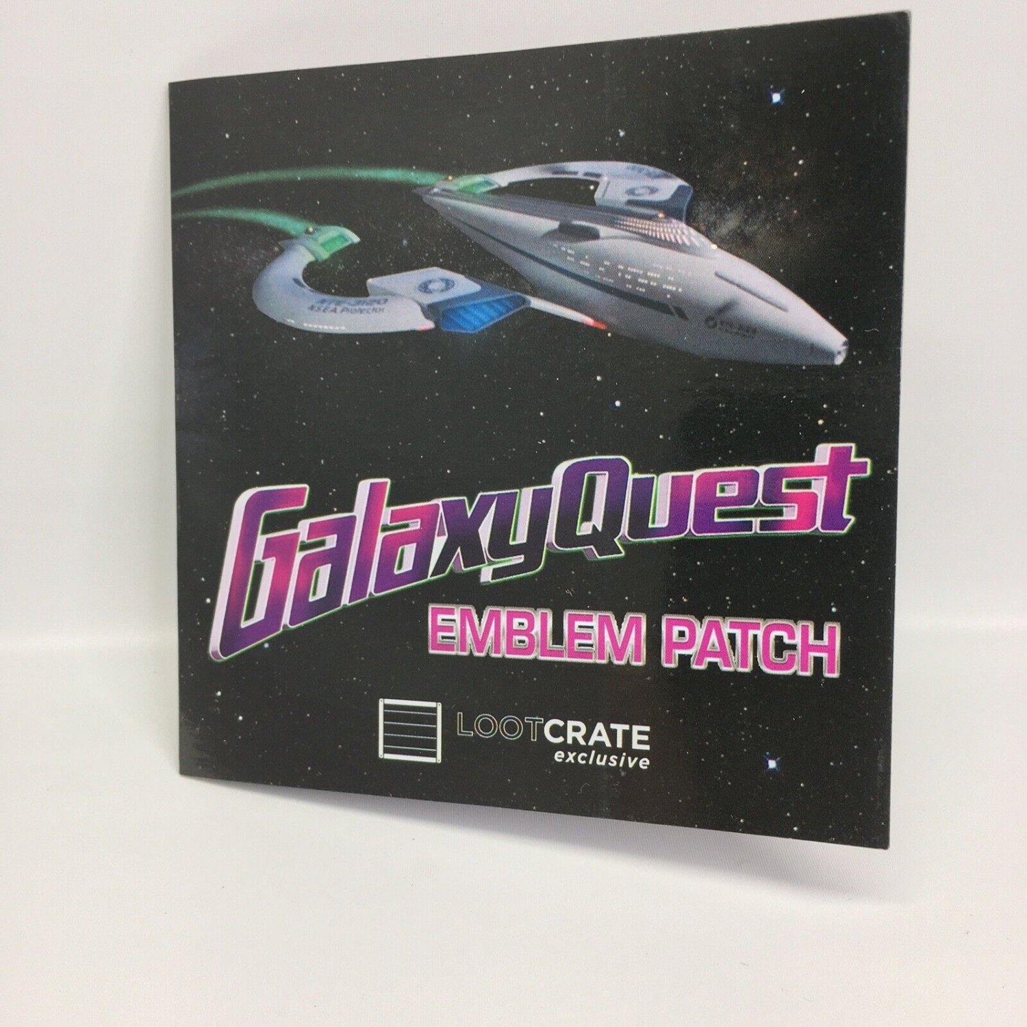Galaxy Quest Emblem Patch Loot Crate Exclusive QMx prop replica