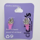 Claires Glitter Ice Cream Pink Cone Earrings Cute Sensitive Solutions