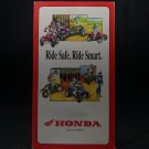 Honda ATV Ride Safe Ride Smart VHS 4 Wheeler Safety Red Cassette 2000
