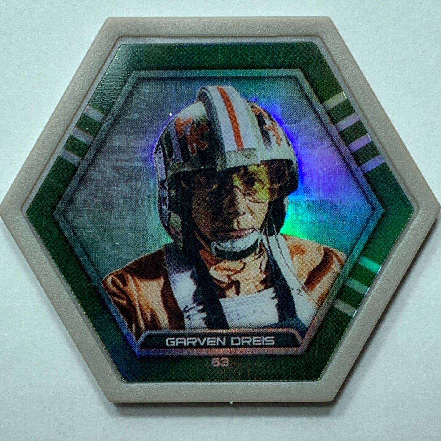 Topps Star Wars Galactic Connexions Disc Garven Dreis #63 Gray Foil Series 3