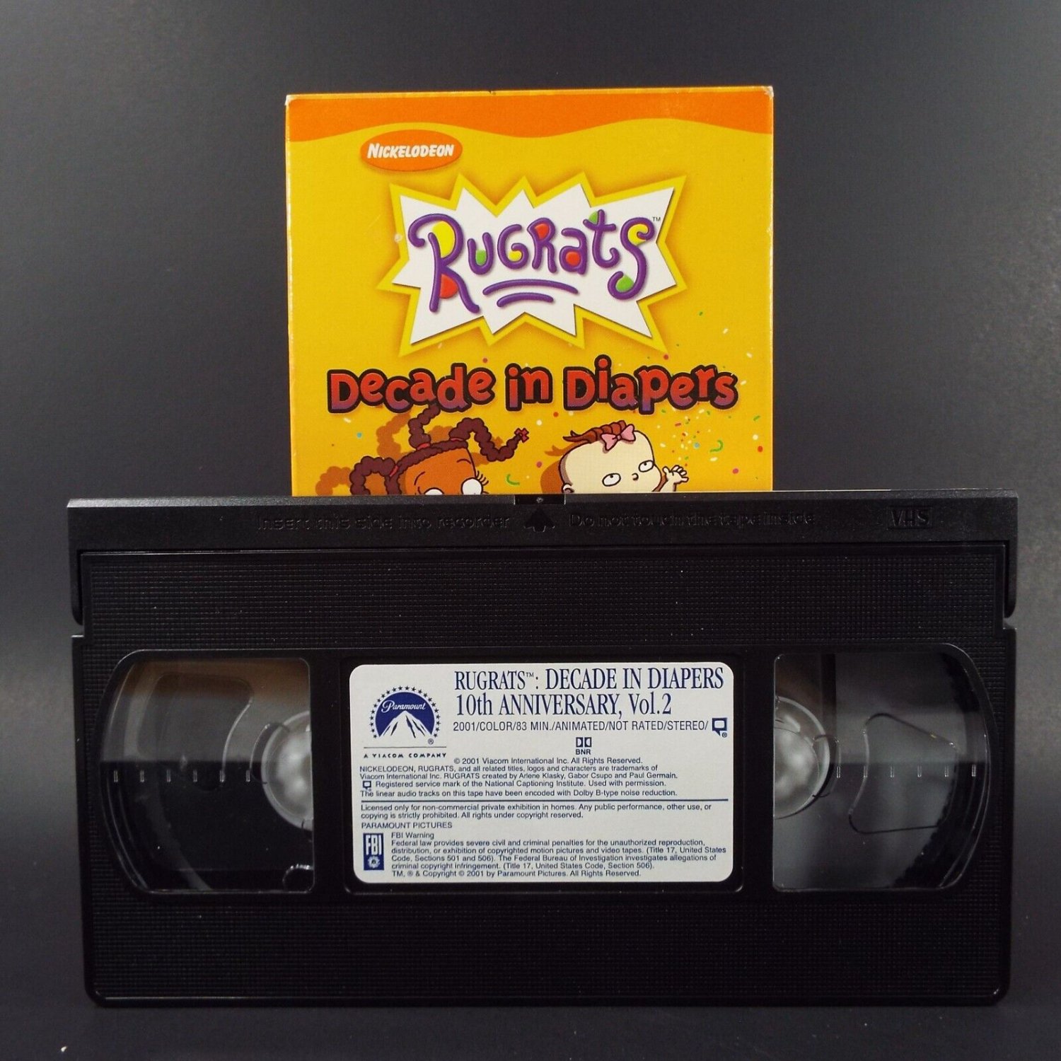 Nickelodeon Rugrats Decade In Diapers Volume 2 Vhs Rugrats Favorites 3747