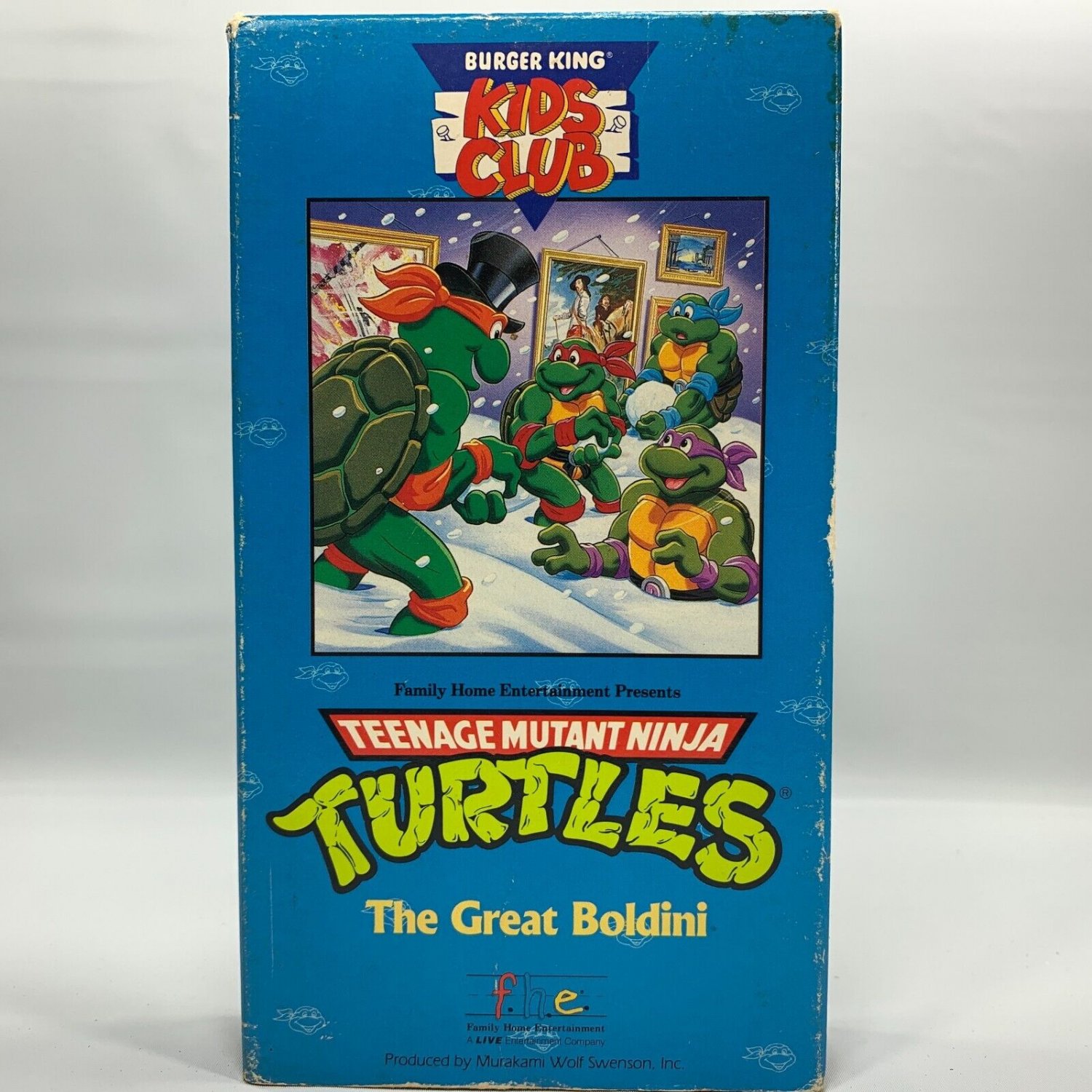 Teenage Mutant Ninja Turtles VHS The Great Boldini Burger King Kids ...