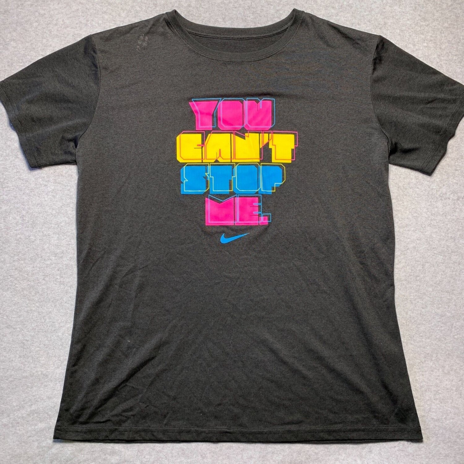 Nike You Cant Stop Me Dri-Fit XL Womens Active Wear Black