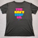 Nike You Cant Stop Me Dri-Fit XL Womens Active Wear Black