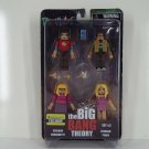 The Big Bang Theory MiniMates Set #2 Entertainment Earth Exclusive Sheldon Penny