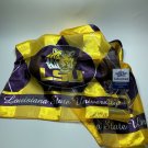 LSU Ladies Scarf Purple Gold Louisiana State University Geaux Tigers Go SEC