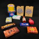 Mini Brands Series 3 Lot of 10 Tapatio Hersheys Heath Weiners Diapers Wylers