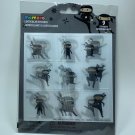 Momoko Lenticular Stickers 9 Ninja Ninjitsu Stickers Cool Gift