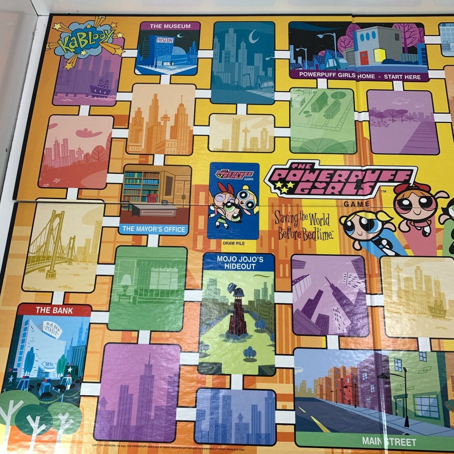 Powerpuff Girls Game Saving The World Before Bedtime Milton Bradley VTG ...