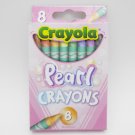 Crayola Pearl Crayons 8 Count Back to School Supplies Coloring Kids Craft