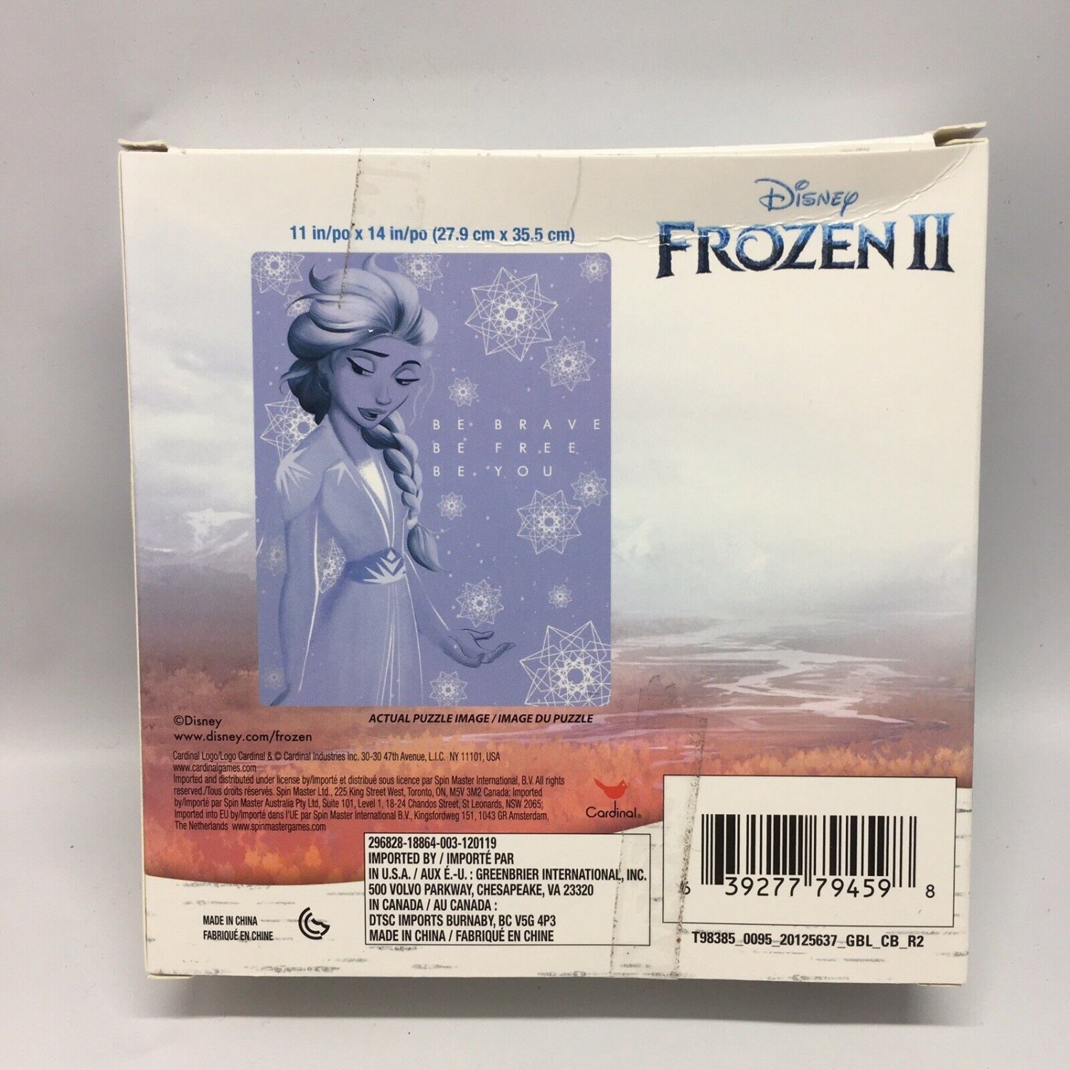 Cardinal Frozen 2 Elsa 500 Piece Puzzle Disney Princess