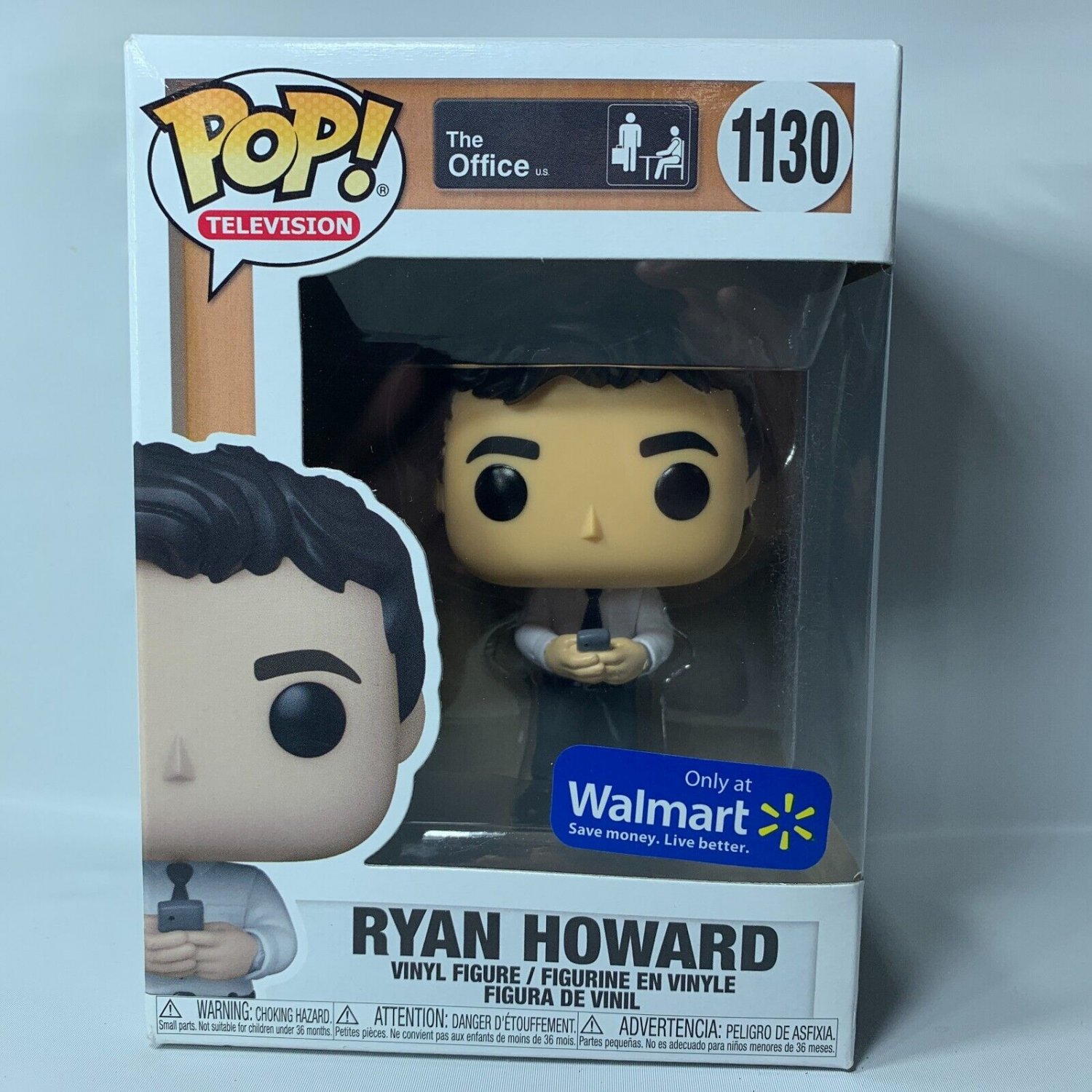 Funko Pop The Office 1130 Ryan Howard Black Hair Walmart Exclusive