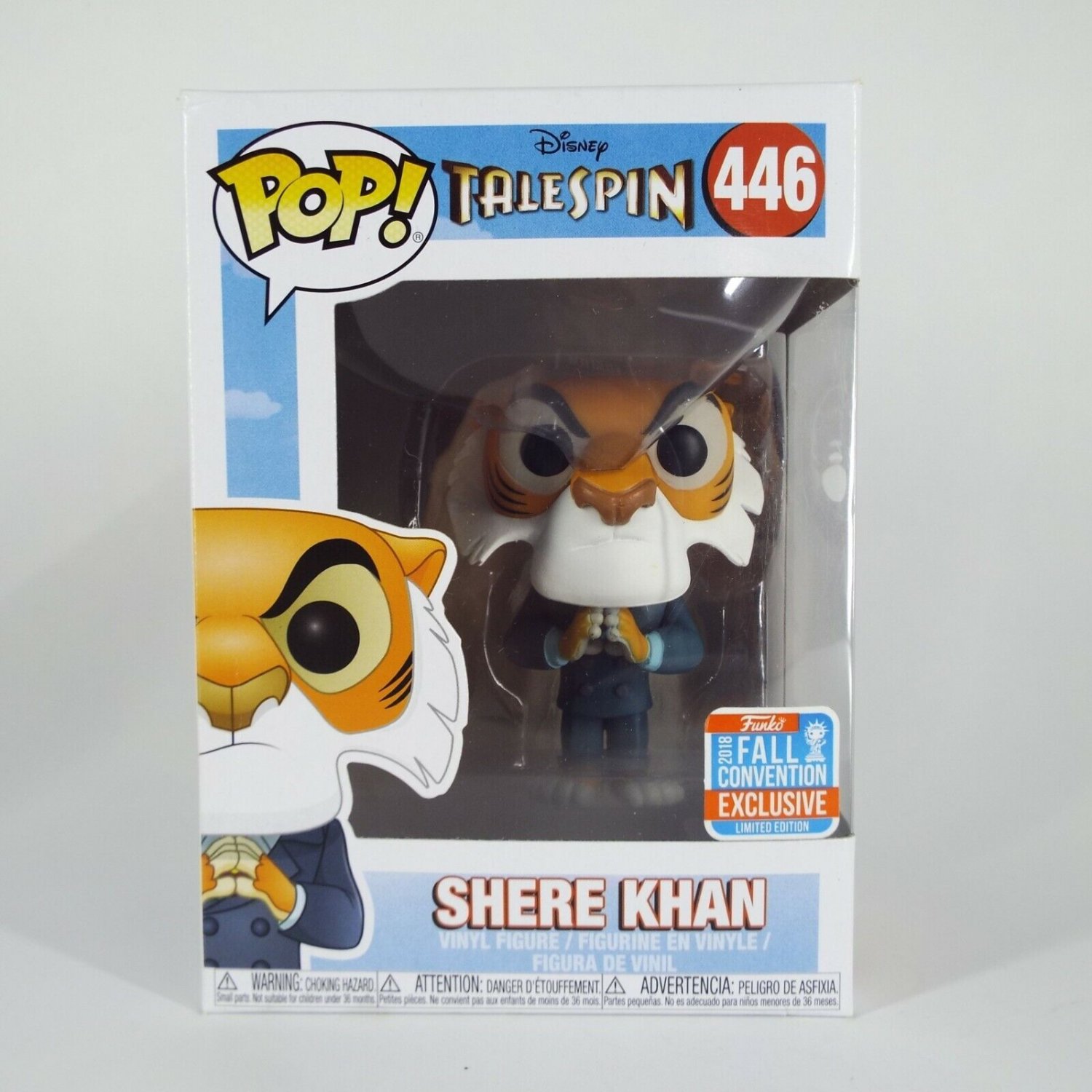 Funko Pop Shere Khan Disneys TaleSpin 446 2018 Funko Fall Convention Exclusive