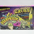 WarHeads Grubs Wickedly Sour Candy 3 oz Box Halloween Limited Edition