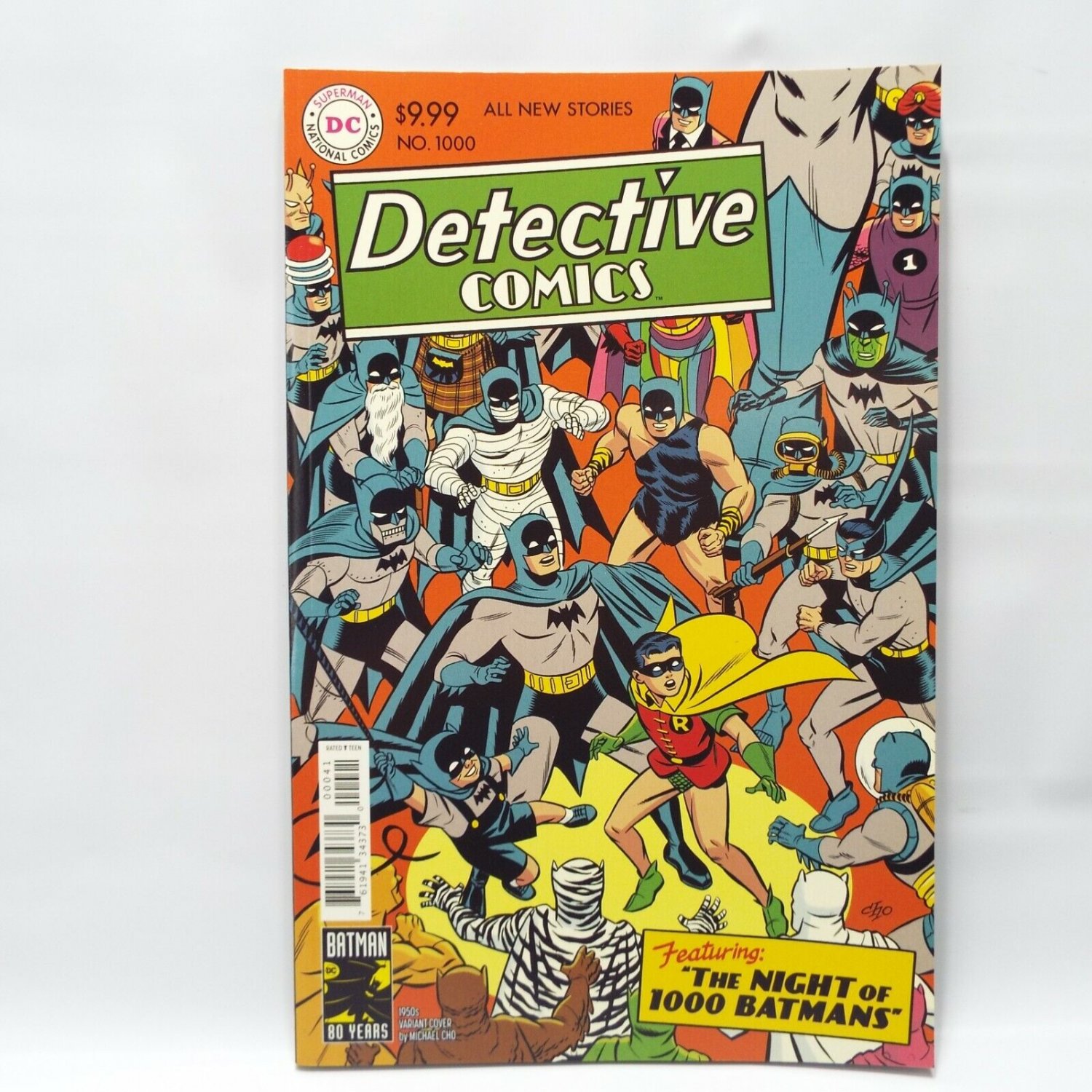 DC Comics Batman Detective Comics Issue 1000 1950s Variant Cover Michael Cho