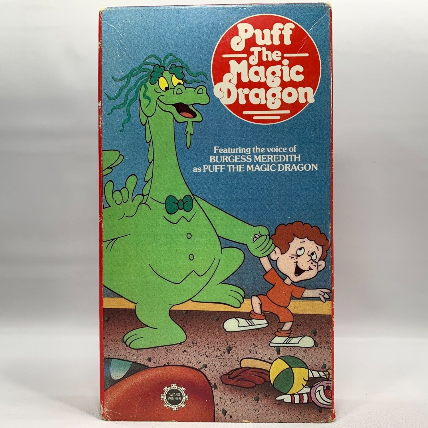 Puff the Magic Dragon VHS Cartoon Burgess Meredith 1985 Classic Story