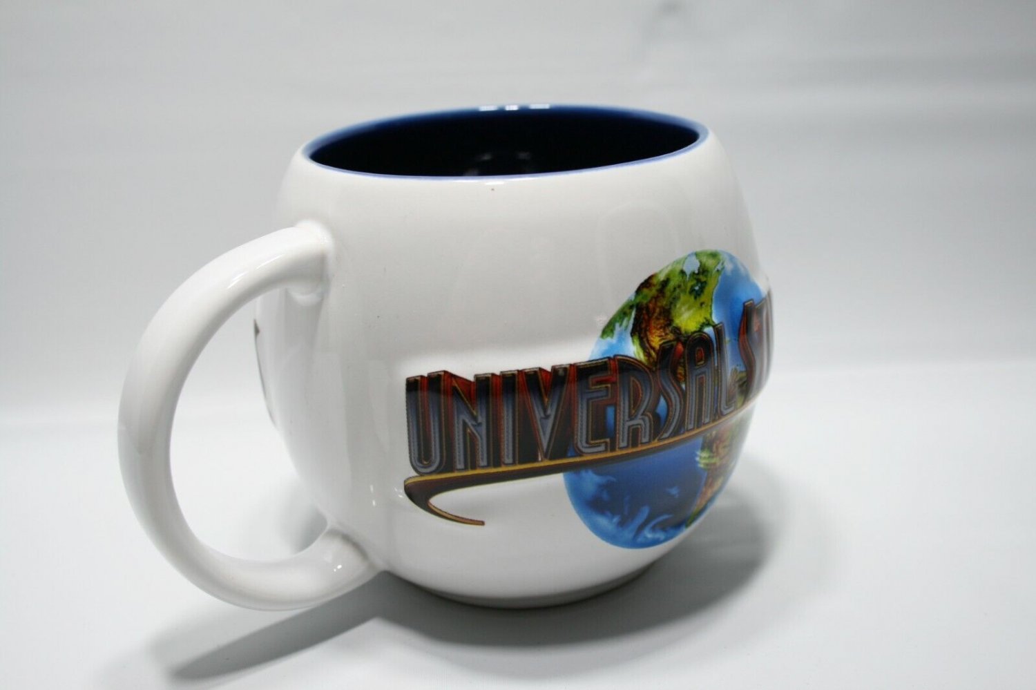 Universal Studios 3D Globe Logo Coffee Mug Cup Theme Park Souvenir