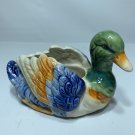 Vintage Mallard Duck Planter Trinket Dish Made In Occupied Japan Drake 1945-52