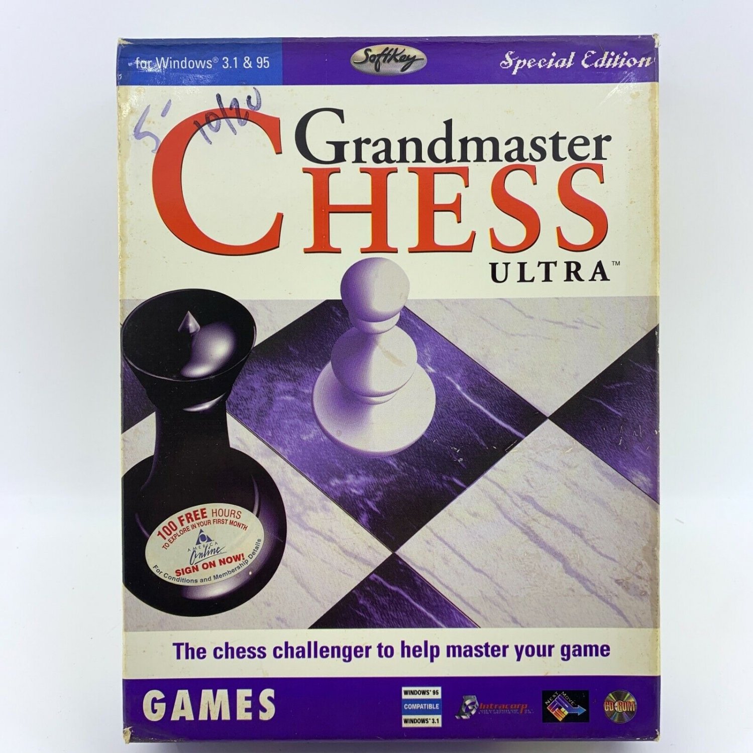 Grandmaster Chess Ultra Special Edition PC CDROM Windows 3.1 95 Sealed