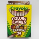 Crayola Colors of the World Crayon 24 Count Back to School Supplies Coloring Kid