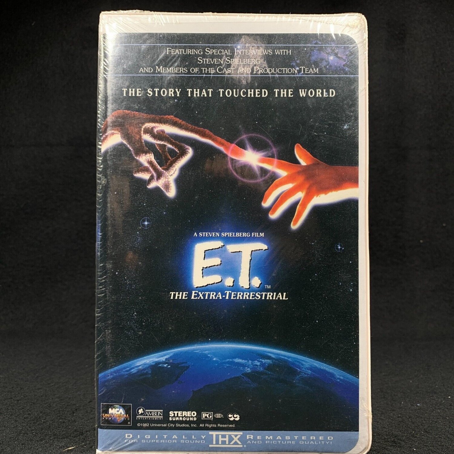 E.T. The Extra-Terrestrial VHS 1996 Clamshell THX Remastered Classic