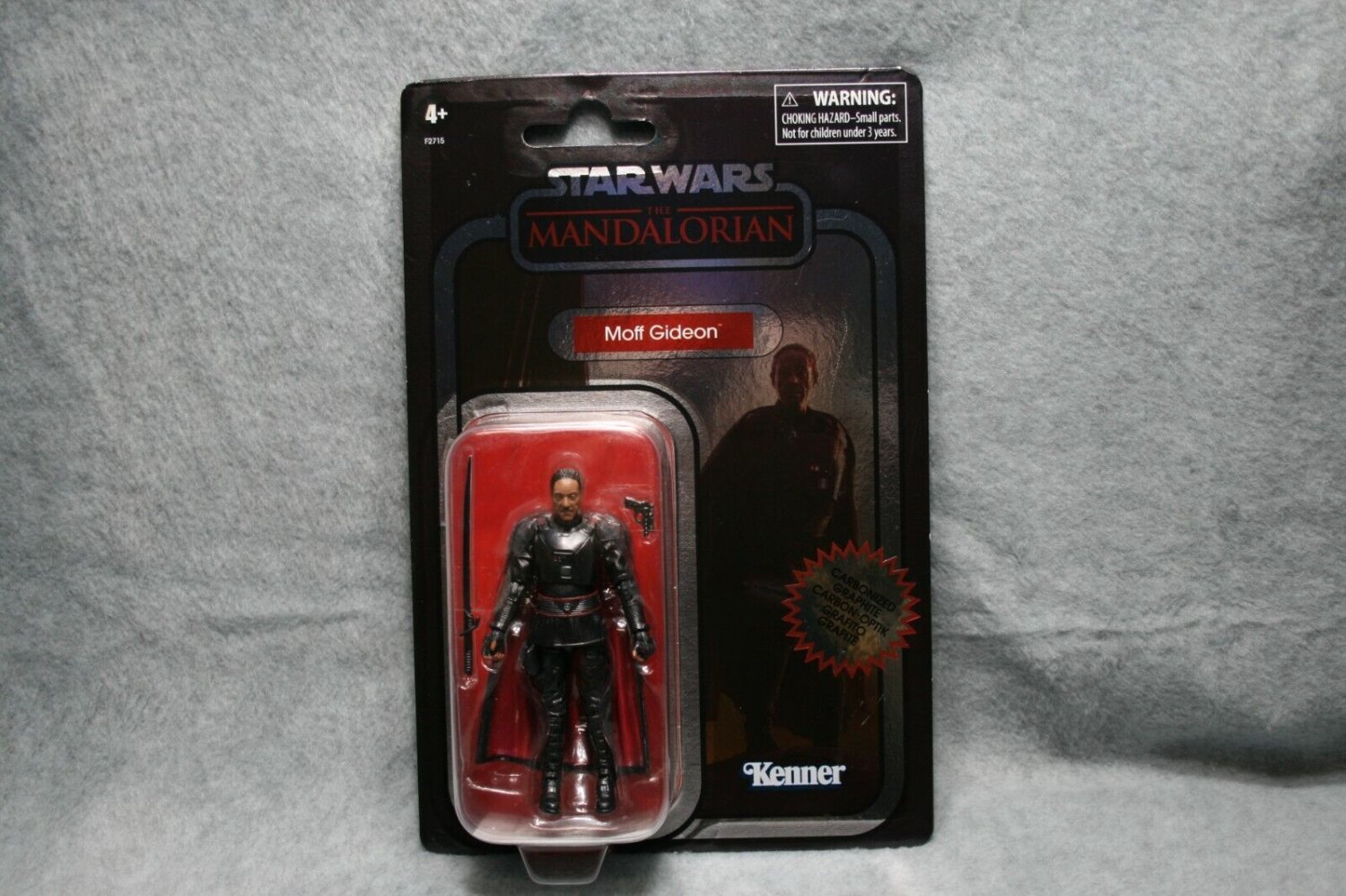 Star Wars The Mandalorian Moff Gideon Carbonized Graphite Vintage Collection