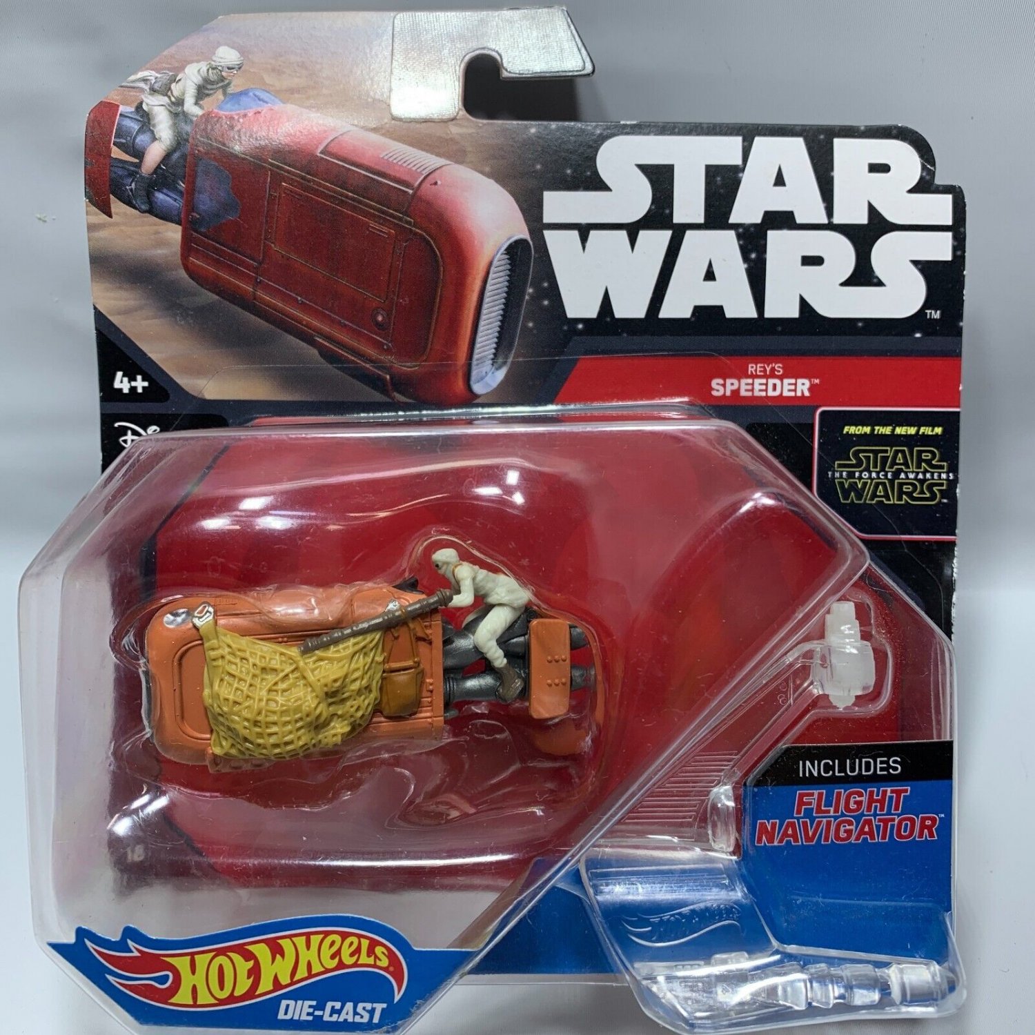 Hot Wheels Star Wars Reys Speeder Diecast Force Awakens Starships
