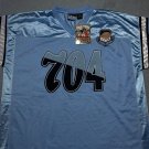 Raw Blue Street League Carolina Jersey 704 Football Oversized Urban Hip Hop