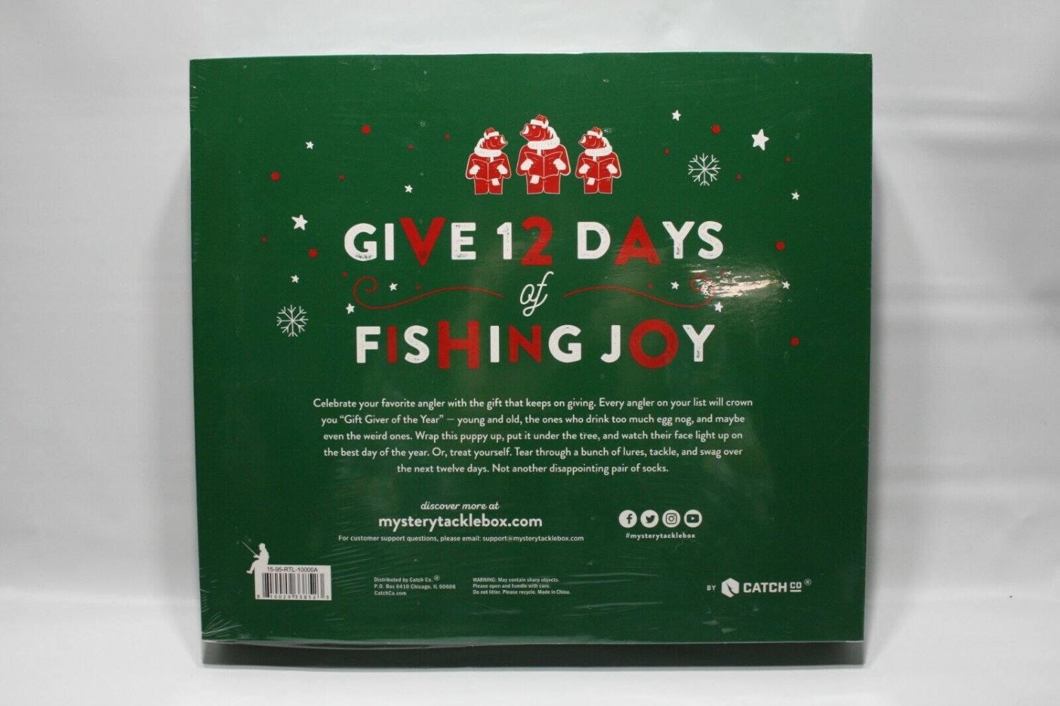 12 Days of Fishmas Advent Calendar 2021 Mystery Tackle Box Lures Gift