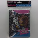 Monster High Ghoulishly Grateful Thank You Card Notes Pack of 10 Goth Emo