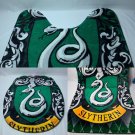 Harry Potter Slytherin Bath Toilet Mat Rug Cover 3 pc Set Wizarding World